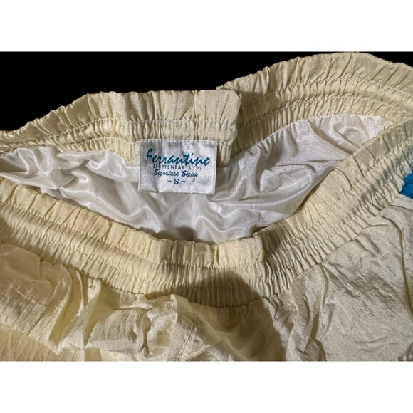 Vtg 90s Y2k sportswear Nylon Blue Track Sweatpants Color block white blue S - Picture 2 of 13